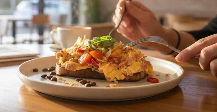 Chilli Scrambled Eggs